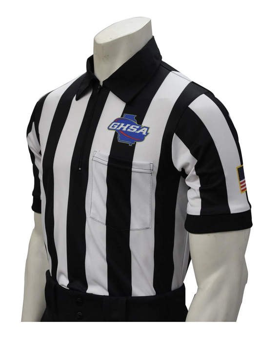 Smittys - USA120GA - Smitty "Made in USA" - Dye Sub Georgia Football Short Sleeve Shirt